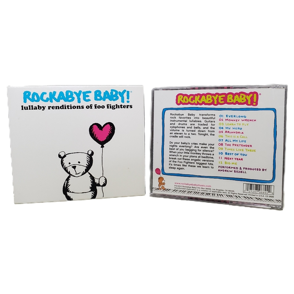 Rockabye Baby! Lullaby Renditions of FOO FIGHTERS CD 2001 w/ Slipcase Cover EUC